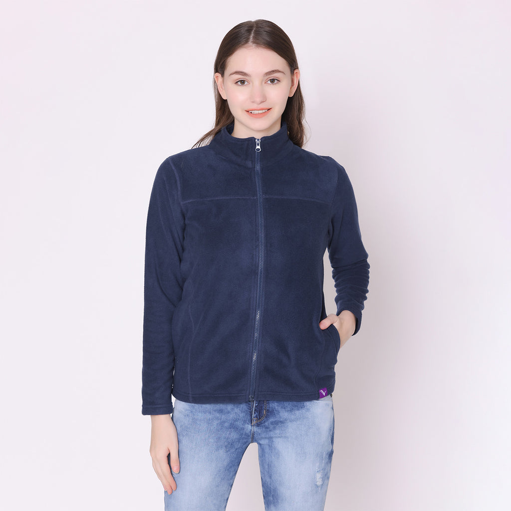 Women's  Polar  Jacket - Navy