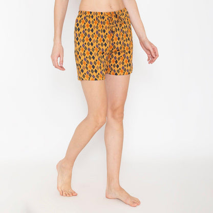 Women Printed Night Shorts 