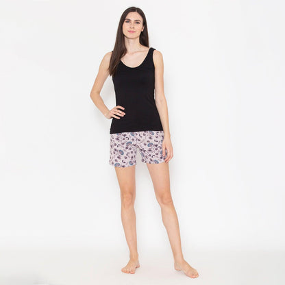 Printed Lounge Shorts For Women 