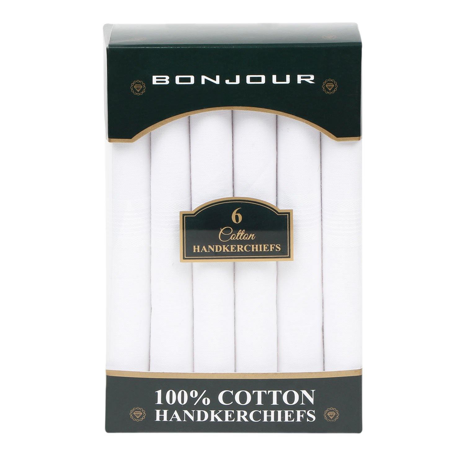 Mens Formal Cotton Handkerchief - Bonjour Group