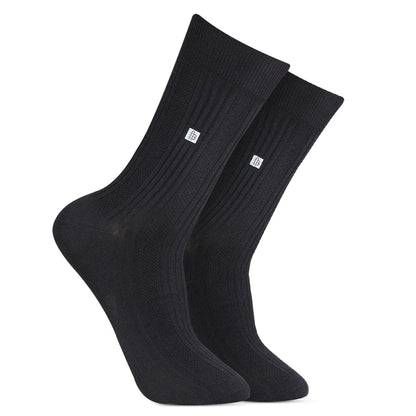 Black Rib Socks
