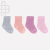 Baby Feather-Lite Fur Socks - Pack Of 4