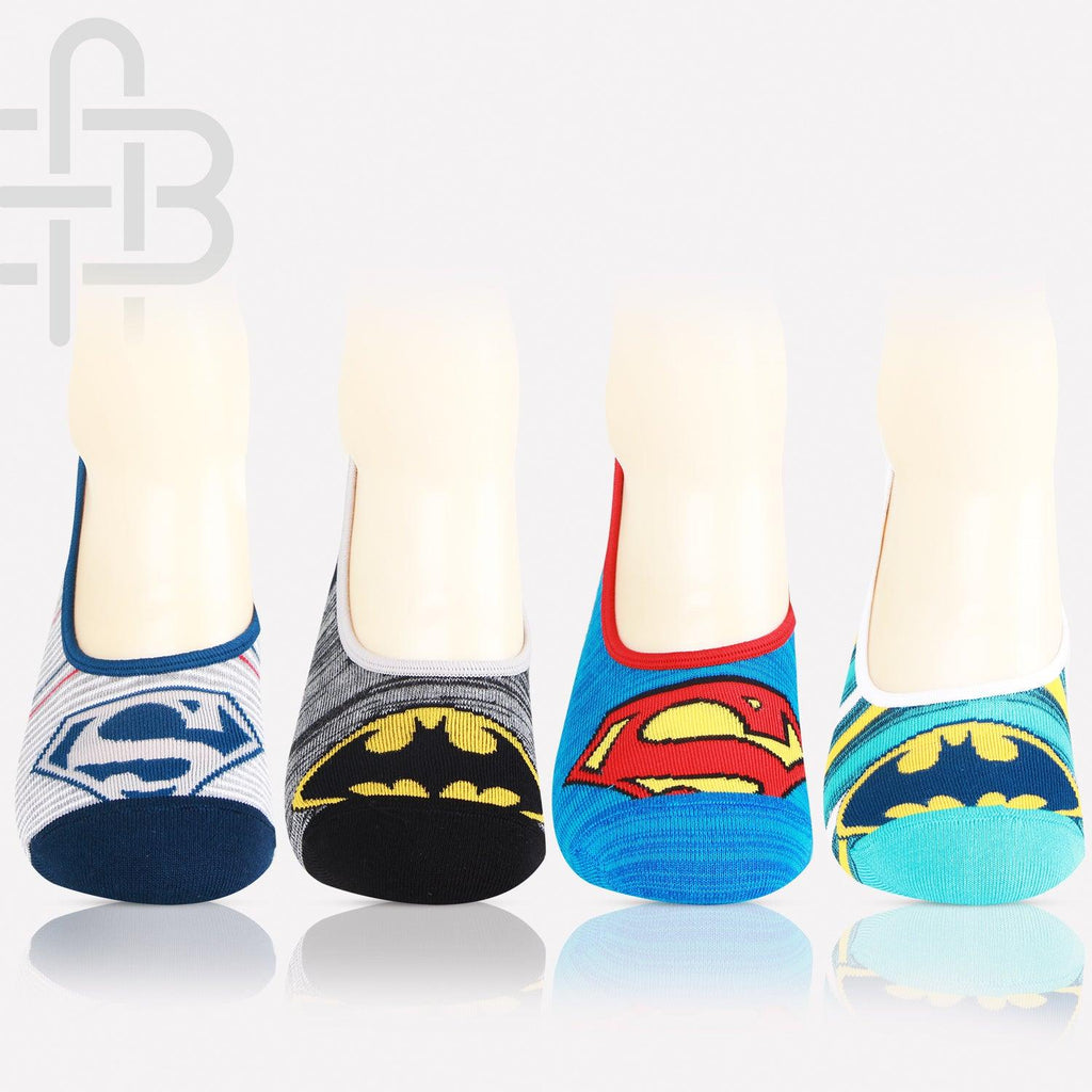 Superman & Batman Loafer Socks
